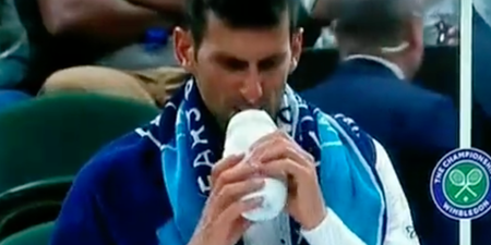 Novak Djokovic says he has ‘magic potion’ inside water bottle