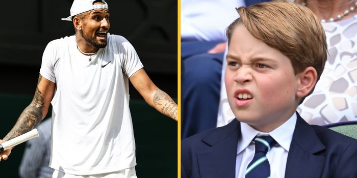 Nick Kyrgios fined for swearing in front of Prince george