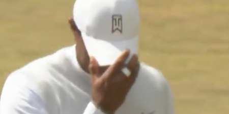 Tiger Woods on Rory McIlroy’s gesture on 18 that caused the damn to break