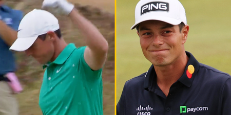 Viktor Hovland made a lovely gesture to Rory McIlroy after his utterly sublime eagle
