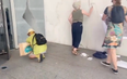 Video shows protestors smash windows and graffiti ‘tell the truth’ at News UK