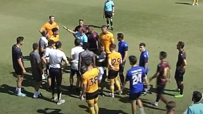Four players sent off in first half as Wolves pre-season friendly descends into chaos