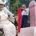 Grandma has dying wish fulfilled after giant penis is installed on her grave