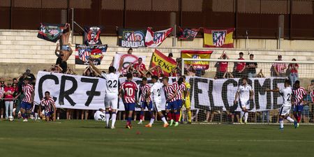 Cristiano Ronaldo responds to Atletico Madrid fans’ ‘not welcome’ banner