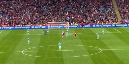 Footage emerges of Virgil van Dijk annoying Manchester City players after Mohamed Salah penalty