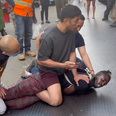 MMA fighter users ‘seatbelt position’ to take down assault suspect in dramatic citizen’s arrest