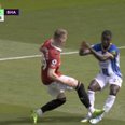 Fans think Scott McTominay should have been sent off for rash tackle during Brighton clash