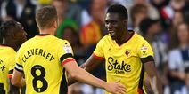Ismaila Sarr scores from own half but misses a penalty in Watford draw
