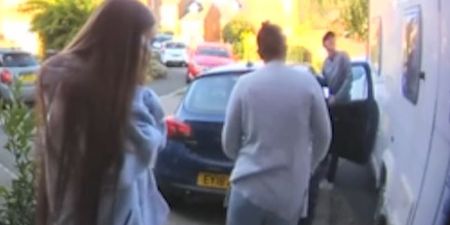 Son crashing car on driveway ruins the moment mum meets girlfriend for the first time