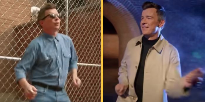 Rick Astley recreates Never Gonna Give You Up video