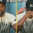 Anthony Joshua explains why he stormed out of the ring in emotional post-fight press conference