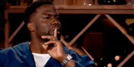 People think Kevin Hart’s reaction during interview confirms the Illuminati exists