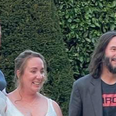 British bride and groom shocked as Keanu Reeves crashes wedding