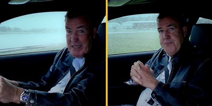 People cannot believe how casual Jeremy Clarkson is while losing control of a car at 120mph