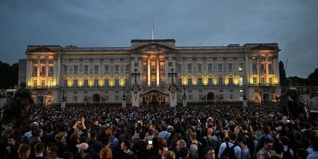 Incredible: Black cabs line The Mall in moving tribute to the Queen