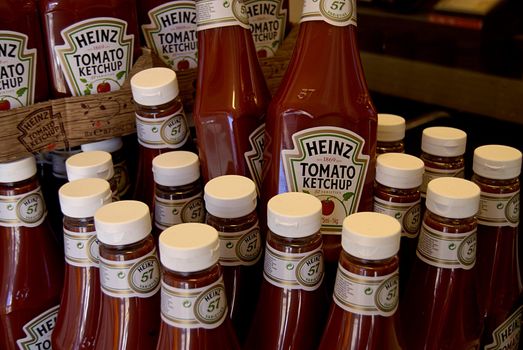 KASTRUP/COPENHAGEN/DENMARK _ HEINZ tomato Ketchup for sale 3 May 2013 (Photo by Francis Joseph Dean / Deanpictures) (Photo by Francis Dean/Corbis via Getty Images)