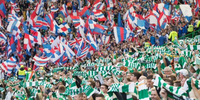 Celtic banner Rangers Uefa