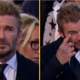David Beckham cries as he walks past Queen’s coffin