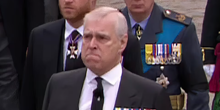 Weeping Prince Andrew follows Queen’s coffin during state funeral