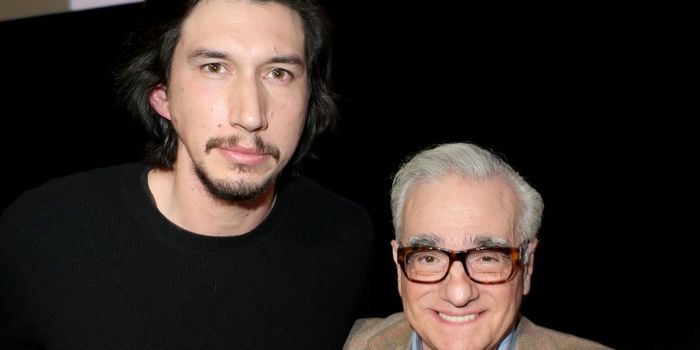 HOLLYWOOD, CA - DECEMBER 03: Actor Adam Driver and director Martin Scorsese at the American Cinematheque conversation with Director Martin Scorsese and Producer Irwin Winkler at the Egyptian Theatre on December 3, 2016 in Hollywood, California. (Photo by Jonathan Leibson/Getty Images for Paramount Pictures)