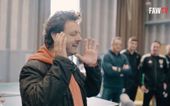 Michael Sheen delivers rapturous rallying cry in front of the Wales squad