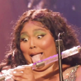 Lizzo twerks as she plays 200-year-old crystal flute in historic performance