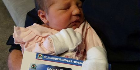 Granddad buys niece first Blackburn Rovers season ticket… aged just 9 hours