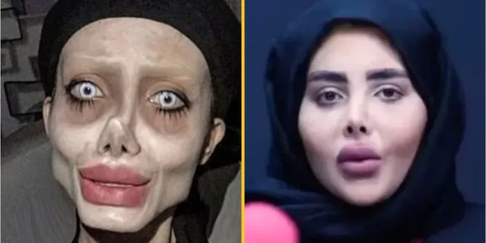 'Zombie' Angelina Jolie lookalike shows real face in interview after release from prison