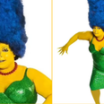 Lizzo unrecognisable after transforming into Marge Simpson for Halloween