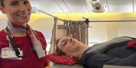 World’s tallest woman flies on plane for first time with airline having to remove six seats