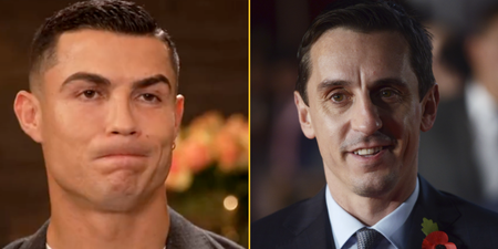 Gary Neville responds after Cristiano Ronaldo claims he only uses him for fame