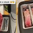 Fire service asks people to not cook steaks in the toaster