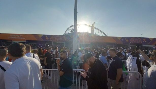England fans unable to get into stadium for Iran game