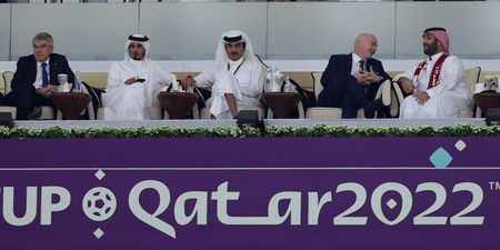 Outrage as FIFA boss seen laughing with controversial Saudi Arabian Crown Prince