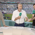 Roy Keane and Graeme Souness involved in heated half time exchange