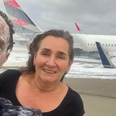 Couple take selfie after surviving disastrous plane crash