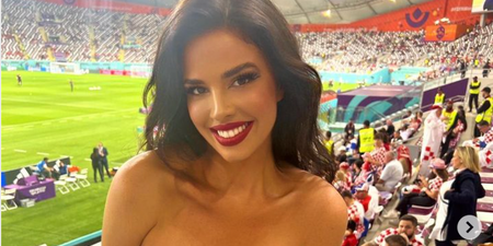 Miss Croatia wears revealing outfit at World Cup game despite Qatar’s dress code