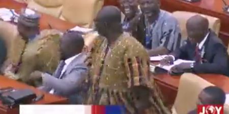Harry Maguire gets rinsed in Ghanaian parliament