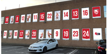 Gloucester rugby players star in UK’s biggest advent calendar