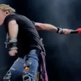 Guns N’ Roses fan hit in face by microphone thrown by Axl Rose at concert