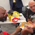Tyson Fury and Derek Chisora eat Five Guys together after going to ‘war’