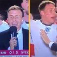 England fan shouts ‘Free Palestine’ while live on Israeli TV
