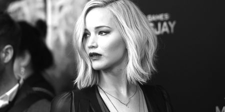 Jennifer Lawrence claims that she was the first woman to lead in an action movie