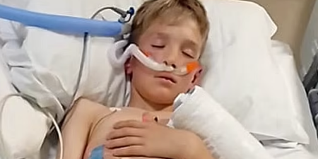 Mum shares harrowing photos of son fighting for life with Strep A