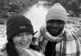 Zimbabwean man ‘wanted to cry’ after seeing snow for the first time since joining wife in UK
