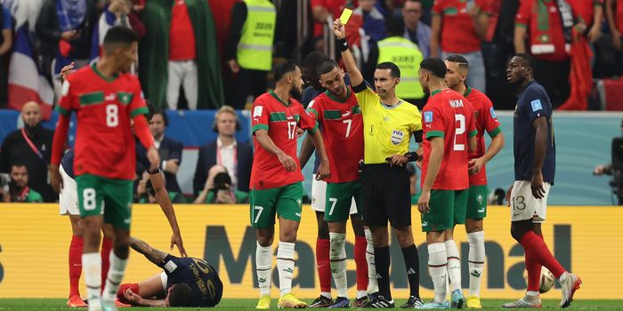 Morocco complain about referee