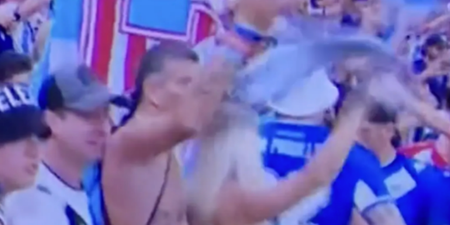 Topless Argentina fan faces possible jail time after BBC show raunchy celebration