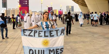 Topless Argentina fan confirms she’s safe following World Cup final antics