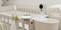 Husband hears wife cheating with another man through baby monitor in their marital bedroom