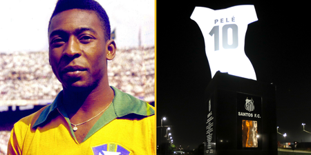 Pelé buried on ninth floor of cemetery so he can see football pitch as part of his final wish